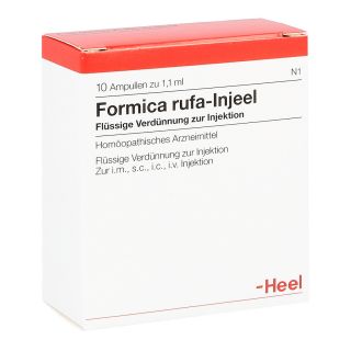 Formica Rufa Injeel Ampullen 10 stk von Biologische Heilmittel Heel GmbH PZN 00392365