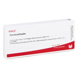 Formica/oxalis Ampullen 10X1 ml von WALA Heilmittel GmbH PZN 02085785
