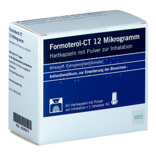 Formoterol-ct 12 Mikrogramm Hartkps.m.plv.z.inhal. 60 stk von Teva GmbH PZN 00295573