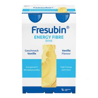 Fresubin Energy Fibre Trinknahrung Vanille | Aufbaukost 4X200 ml von Fresenius Kabi Deutschland GmbH PZN 06892614