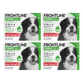Frontline Combo Hund XL (40-60 kg) gegen Zecken, Flöhe 4x3 stk von Boehringer Ingelheim VETMEDICA G PZN 08102569