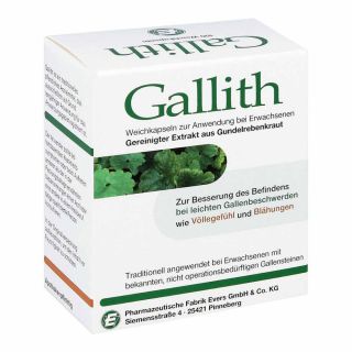 Gallith Kapseln 100 stk von Pharmazeutische Fabrik Evers Gmb PZN 07193462