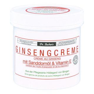 Ginseng Creme mit Sanddornöl & Vitamin E 250 ml von Axisis GmbH PZN 09606661