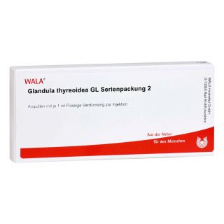 Glandula Thyreoidea Gl Serienpackung 2 Ampullen 10X1 ml von WALA Heilmittel GmbH PZN 00846429