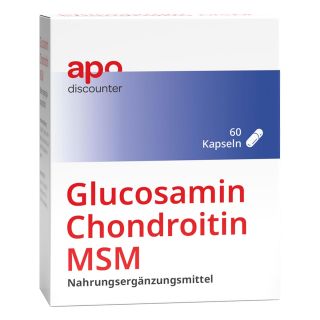 Glucosamin Chondroitin Msm Kapseln von apodiscounter 60 stk von apo.com Group GmbH PZN 18488108
