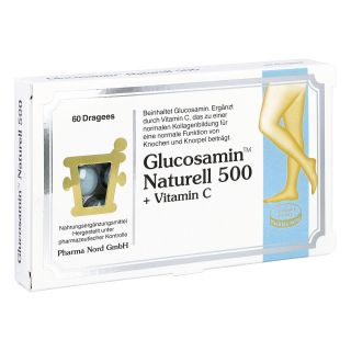 Glucosamin Naturell 500 mg Dragees 60 stk von Pharma Nord Vertriebs GmbH PZN 00886966