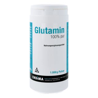 Glutamin 100% Pur Pulver 1000 g von ENDIMA Vertriebsgesellschaft mbH PZN 01498309
