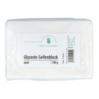 Glycerinseifenblock opak 100 g von Spinnrad GmbH PZN 01633664