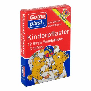 Gothaplast Kinderpflaster Strips 12 stk von Gothaplast GmbH PZN 00541167