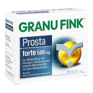 GRANU FINK Prosta forte 500mg 80 stk von Perrigo Deutschland GmbH PZN 10011921