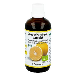 Grapefruit Kern Extrakt Bio Lösung 100 ml von SANITAS GmbH & Co. KG PZN 01193024