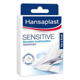 Hansaplast Sensitive Pflaster 1mx6cm 1 stk von Beiersdorf AG PZN 04827512