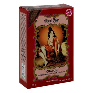 Henna Color Pulver kastanienbraun Chatain 100 g von Apotheker Bauer & Cie. PZN 09940779