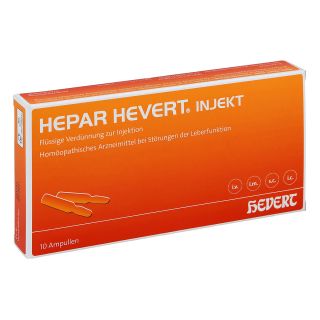 Hepar Hevert injekt Ampullen 10 stk von Hevert-Arzneimittel GmbH & Co. K PZN 13923829