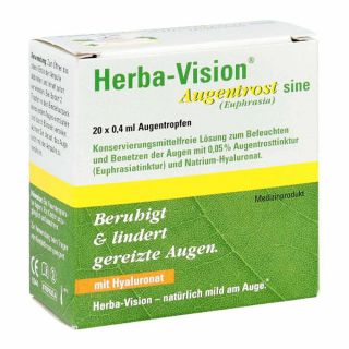 Herba-Vision Augentrost Sine Augentropfen 20X0.4 ml von OmniVision GmbH PZN 05730536