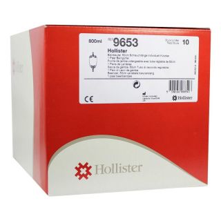 Hollister Urin Beinbeutel mit ablauf 800 ml unsteril 10 stk von Hollister Incorporated PZN 00660009