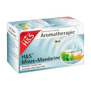 H&s Bio Minze-mandarine Aromatherapie Filterbeutel 20X1.0 g von H&S Tee - Gesellschaft mbH & Co. PZN 12374295