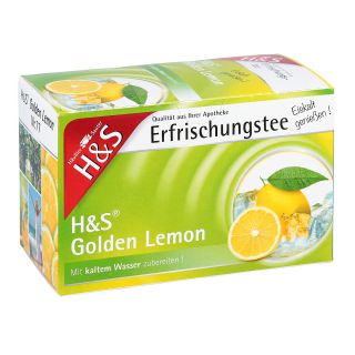 H&s Golden Lemon Filterbeutel 20X2.8 g von H&S Tee - Gesellschaft mbH & Co. PZN 11027893