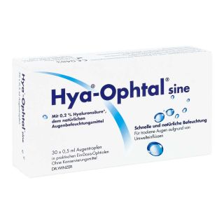 Hya Ophtal Sine 30X0.5 ml von Dr. Winzer Pharma GmbH PZN 16507362