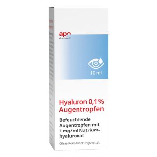 Hyaluron 0,1% Augentropfen von apodiscounter 10 ml von GIB Pharma GmbH PZN 18165931