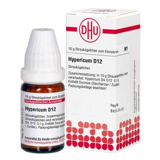 Hypericum D12 Globuli 10 g von DHU-Arzneimittel GmbH & Co. KG PZN 02890334