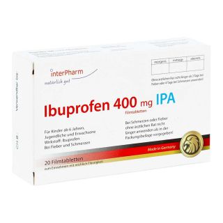 Ibuprofen 400mg 20 stk von Interpharm GmbH PZN 11380098