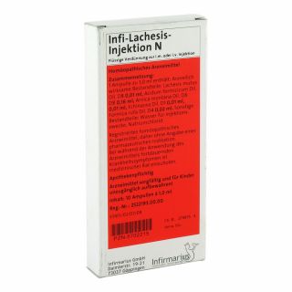 Infi Lachesis Injektion N 10X1 ml von Infirmarius GmbH PZN 05702215