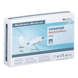 Injektionspflaster Ypsipor 1,5x4cm 100 stk von Holthaus Medical GmbH & Co. KG PZN 07387999