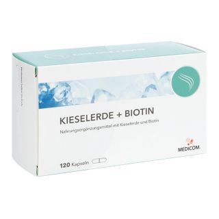 Kieselerde+biotin Kapseln 120 stk von Medicom Pharma GmbH PZN 16317035