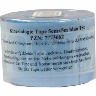 Kinesiologie Tape 5 cmx5 m blau 1 stk von Römer-Pharma GmbH PZN 07773662