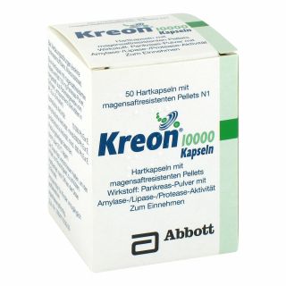 Kreon 10000 50 stk von Viatris Healthcare GmbH PZN 07202899