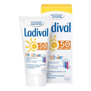 Ladival Kinder Sonnenschutz Creme für das Gesicht ohne Octocryle 50 ml von STADA Consumer Health Deutschlan PZN 13229744