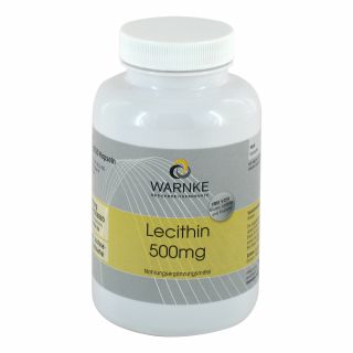 Lecithin 500 mg Kapseln 250 stk von Warnke Vitalstoffe GmbH PZN 02530883