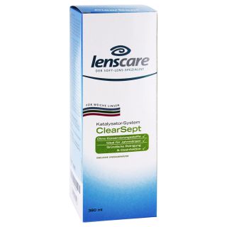 Lenscare Clearsept 380 ml+Behälter 1 Pck von 4 CARE GmbH PZN 01166843
