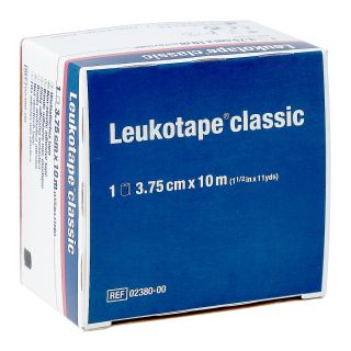 Leukotape Classic 3,75 cmx10 m schwarz 1 stk von BSN medical GmbH PZN 00885949