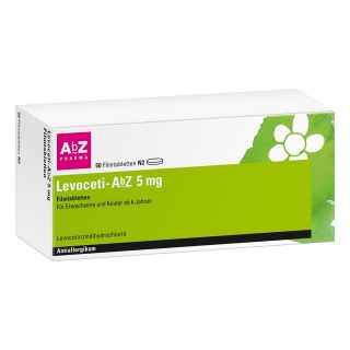 Levoceti-abz 5 mg Filmtabletten 50 stk von AbZ Pharma GmbH PZN 15318825