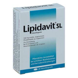 Lipidavit Sl Weichkapseln 20 stk von Rodisma-Med Pharma GmbH PZN 14350933