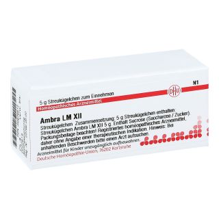 Lm Ambra Xii Globuli 5 g von DHU-Arzneimittel GmbH & Co. KG PZN 02676612