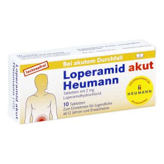 Loperamid akut Heumann 10 stk von HEUMANN PHARMA GmbH & Co. Generi PZN 04633535