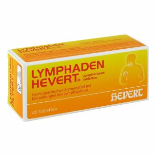 Lymphaden Hevert Lymphdrüsen Tabletten 40 stk von Hevert-Arzneimittel GmbH & Co. K PZN 01213956