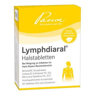 Lymphdiaral Halstabletten 40 stk von Pascoe pharmazeutische Präparate PZN 01843864