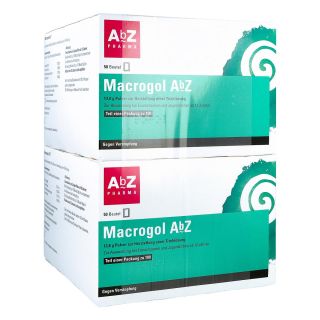 Macrogol Abz Pulver zur, zum Herst.e.Lsg.z.Einneh. 100 stk von AbZ Pharma GmbH PZN 10398943