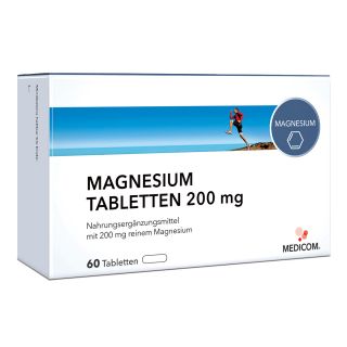 Magnesium Tabletten 200 mg 60 stk von NUTRILO GMBH PZN 15784823