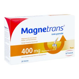 Magnetrans 400mg Magnesium Trink-Granulat 20X5.5 g von NUTRILO GMBH PZN 16314947