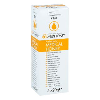 Medihoney Antibakterieller Medizinischer Honig 5X20 g von ApoFit Arzneimittelvertrieb GmbH PZN 05017086