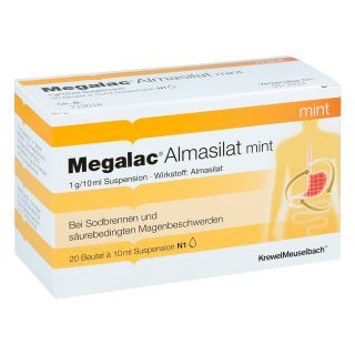 Megalac Almasilat mint Beutel 20X10 ml von HERMES Arzneimittel GmbH PZN 04745783