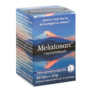 Melatosan 1 mg Einschlafkapseln 60 stk von Pharma Peter GmbH PZN 16586686
