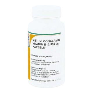 Methylcobalamin Vitamin B12 Kapseln 90 stk von Reinhildis-Apotheke PZN 10309916
