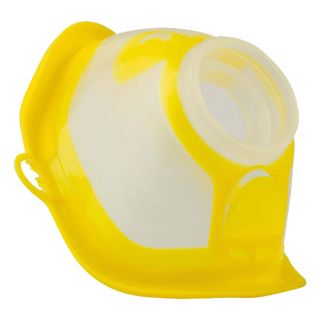 Microdrop Rf7 Maske Kind gelb transparent 1 stk von MPV Medical GmbH PZN 00348476