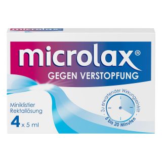 Microlax Rektallösung 4X5 ml von Johnson & Johnson GmbH (OTC) PZN 09651609